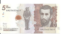 COLOMBIE 5000 PESOS 2015 UNC P 459 A - Kolumbien