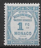 Monaco Mlh * 1932 (150 Euros) - Postage Due