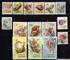 KENYA / Oblitérés / Used / 1971 - Série Courante / Coquillages (série Complète) - Kenya (1963-...)