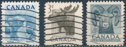 Canada U  257/259 (o) Usado. 1952 - Usati