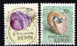 KENYA / Oblitérés / Used / 1973 - Série Courante / Coquillages (écriture Différente) - Kenya (1963-...)