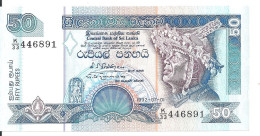 SRI LANKA 50 RUPEES 1992 UNC P 104 B - Sri Lanka