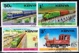 KENYA / Oblitérés / Used / 1976 - Transport Ferroviaire Dans L'est Africain - Kenia (1963-...)
