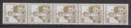 Berlin  534 II,R , 5er-Streifen , Xx  (U 7676) - Rollenmarken