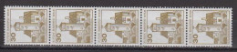 Berlin  534 II,R , 5er-Streifen , Xx  (U 7677) - Rollenmarken