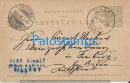 223948 HUNGARY VILLANY CANCEL YEAR 1902 CIRCULATED TO GERMANY POSTAL STATIONERY POSTCARD - Enteros Postales