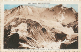 CPA ALPES PITTORESQUES COLORISEE - AIGUILLE ET DOME DU GOUTER - GLACIER ET AIGUILLE DE BIONNASSAY- VUE PRISE DU PRARION - Sonstige & Ohne Zuordnung