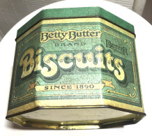 Ancienne Boîte Métal BETTY BUTTER BISCUITS - Dosen