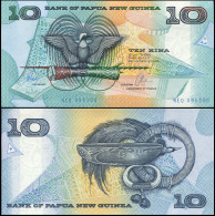 PAPUA NEW GUINEA 10 KINA - ND (1996) - Paper Unc - P.9d Banknote - Papua New Guinea