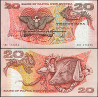 PAPUA NEW GUINEA 20 KINA - ND (1981) - Paper Unc - P.10a Banknote - Papua New Guinea