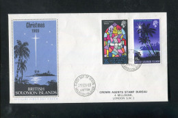 "SALOMONINSELN" 1970, Mi. 199/200 "Weihnachten" FDC (70011) - Iles Salomon (...-1978)