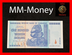 ZIMBABWE  100 Trillion $   2008   P. 91  **scarce**   UNC - Simbabwe