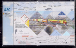 ARGENTINA CARNET TREN A LAS NUBES MINT - Unused Stamps