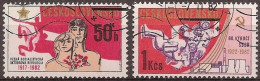 TCHECOSLOVAQUIE - Anniversaires : 65éme De La Révolution D'Octobre. 60éme De La Fondation De L'URSS - Used Stamps
