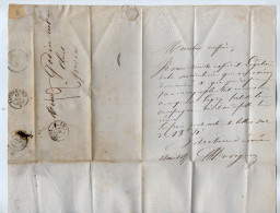 TB 4621 - 1857 - Lettre De Me E. A. DUVIGNEAUX, Notaire à TOURS Pour Me GODIN, Notaire à CLUIS ( Indre ) - 1849-1876: Période Classique
