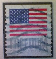 United States, Scott #5789a, Used(o), 2023 Coil, Freedom Flag, (63¢), Gray, Blue, And Red - Oblitérés