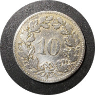 Monnaie Suisse - 1881 - 10 Centimes Tête De Libertas - 10 Rappen