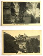 2 CPA LUXEMBOURG - Vianden - Les Ruines Du Château - Salle D'armes - Vianden