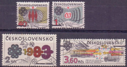 TCHECOSLOVAQUIE - Année Mondiale Des Communications - Used Stamps