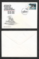 SE)1991 POLAND, 50TH ANNIVERSARY OF OPERATION BISMARCK, PARTICIPATION OF POLISH TROOPS, WORLD WAR II, FDC - Usados