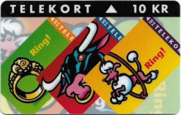 Denmark - KTAS - New Definitive Card - TDKP144A (Cn. 1450) - 05.1995, 10kr, 2.000ex, Used - Dänemark