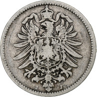 Empire Allemand, Wilhelm I, Mark, 1878, Hambourg, Argent, TB+, KM:7 - 1 Mark