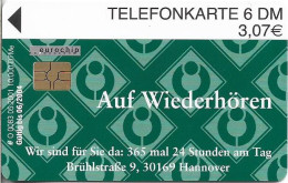 Germany - Auf Wiederhören, GBG Bestattungen - O 0083 - 05.2001, 6DM, 10.000ex, Used - O-Series: Kundenserie Vom Sammlerservice Ausgeschlossen