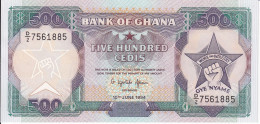 BILLETE DE GHANA DE 500 CEDIS DEL AÑO 1994 SIN CIRCULAR (UNC) (BANKNOTE) - Ghana