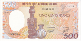 BILLETE DE REPUBLICA CENTROAFRICANA DE 500 FRANCS DEL AÑO 1991 SIN CIRCULAR (UNC) (BANKNOTE) - Central African Republic