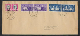 SD)1947 SOUTH AFRICA  ROYAL VISIT, STAMPS ISSUED TWICE WITH INSCRIPTIONS IN ENGLISH AND AFRIKAANS, SWA OVERLOAD, CIRCULA - Altri - Africa