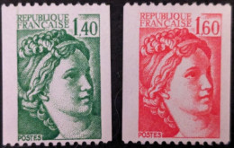 2157a & 2158a **Sabine Avec N° Rouge - Ongebruikt