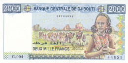 DJIBOUTI 2000 FRANCS 2005 P-43 UNC - Dschibuti