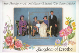 1985 Lesotho Queen Mother Royalty Souvenir Sheet   MNH - Lesotho (1966-...)