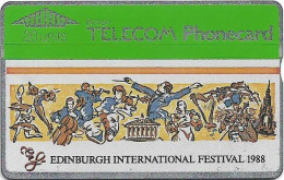 UK - BT - L&G - BTC-006 - Edinburgh Festival 1988, 07.1987 - 747B - 20U, 30.000ex, Used - BT Emissioni Commemorative