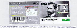 Ireland 2016 Rising Airmail 10.50 Booklet With €1.05 Roger Casement Self-adhesive X 10, Complete Mint - Carnets