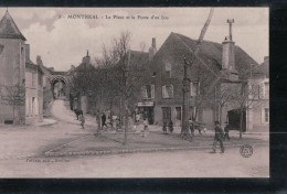 Cpa 89 Montreal La Place Et La Porte D'en Bas - Montreal