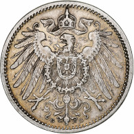 Monnaie, GERMANY - EMPIRE, Wilhelm II, Mark, 1906, Karlsruhe, TTB, Argent, KM:14 - 1 Mark