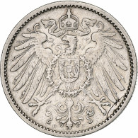 Empire Allemand, Wilhelm II, Mark, 1892, Stuttgart, Argent, TTB, KM:14 - 1 Mark