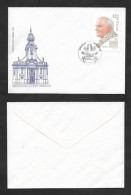 SE)1991 POLAND, 70TH ANNIVERSARY OF POPE JOHN PAUL II, 1920 - 2005, FDC - Oblitérés