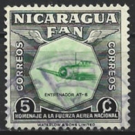 Nicaragua 1954. Scott #759 (U) Plane, Type AT-6 - Nicaragua