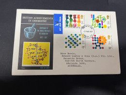 9-2-2024 (3 X 44) UK (Great Britain) FDC - 1977 - Chemistry - 1971-1980 Decimal Issues