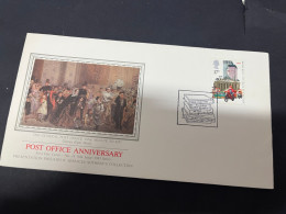 9-2-2024 (3 X 44) UK (Great Britain) FDC - 1985 - Post Office Anniversary - 1981-90 Ediciones Decimales