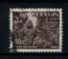 Ceylan - "Plantation D"hévéa" - Oblitéré N° 297 De 1954 - Sri Lanka (Ceylon) (1948-...)