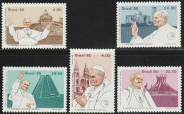 THEMATIC POPE:  10th EUCHARISTIC CONGRESS AND VISIT OF POPE JOHN PAUL II TO BRAZIL   -  BRAZIL - Papi