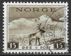 Norway 1938. Scott #181 (U) Reindeer - Used Stamps