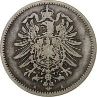 Empire Allemand, Wilhelm I, Mark, 1875, Berlin, Argent, TTB, KM:7 - 1 Mark