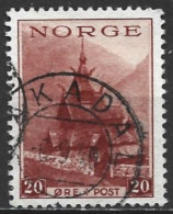 Norway 1938. Scott #182 (U) Borgund Church - Gebruikt