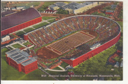 BS42. Vintage US Postcard.  Memorial Stadium. Minnesota. Minn. - Other & Unclassified