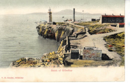 BS02.  Vintage Undivided Postcard. Straight Of Gibraltar - Gibraltar