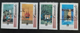 Canada 1991  USED  Sc1326 -1329,    4 X 40c Arrival Of Ukrainians - Used Stamps